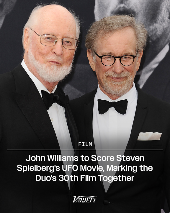 John Williams is not retiring yet and will score Steven Spielberg's UFO movie, marking the iconic duo's 30th film together.

Plot details for the movie remain under wraps. The cast includes Emily Blunt, Josh O'Connor, Colin Firth, Eve Hewson and Colman Domingo. Universal Pictures