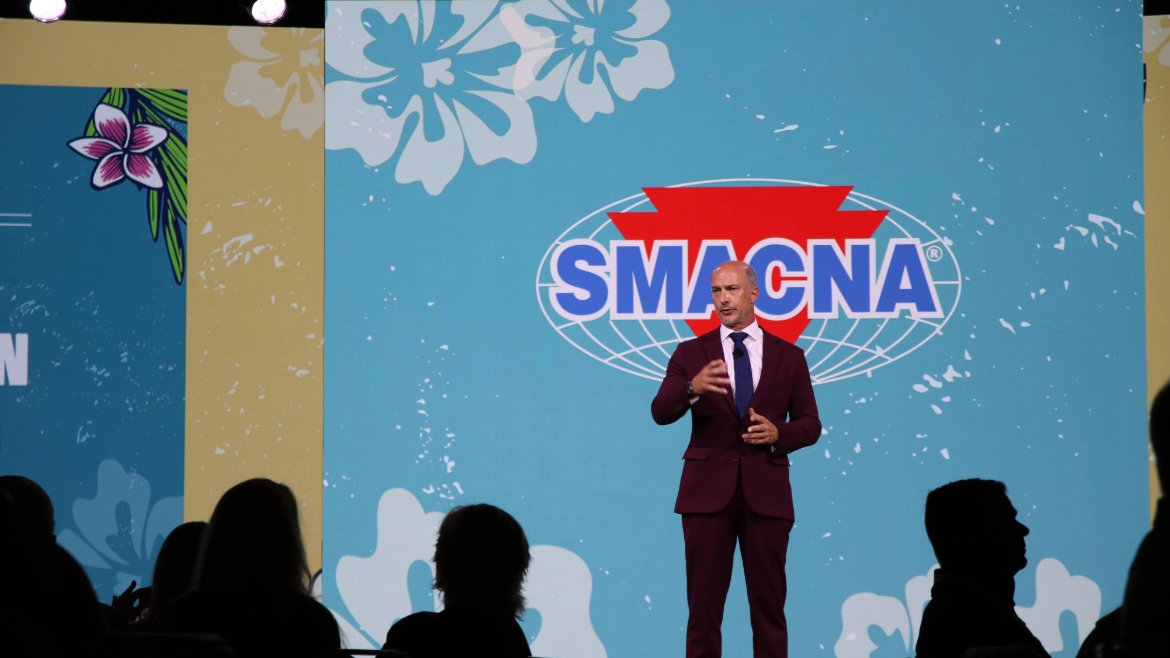 achrnews's tweet image. The 2025 @SMACNA show in Hawaii is in full swing, with record attendance of 1600! Follow our coverage at achrnews.com/snips-news to hear the latest from #SMACNA thought leaders and contractors taking on some of the country's biggest jobs. #SheetMetal #UnionHVAC #HVAC