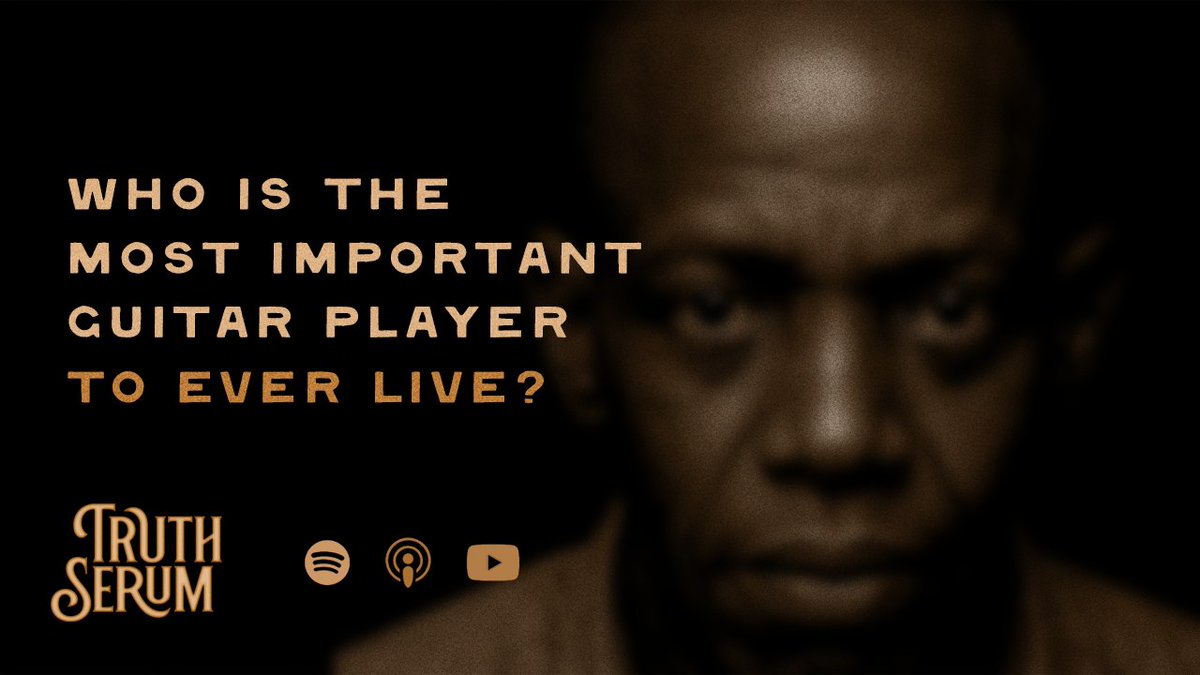 TruthSProject's tweet image. In your opinion, who is the most important guitar player to ever live? 

What do you think Robert Johnson would say?

Tune in to the latest episode of Truth Serum.

Listen now on Spotify or Apple at Truth Serum Podcast

Visit the website: truthserumproject.com

#RobertJohnson…