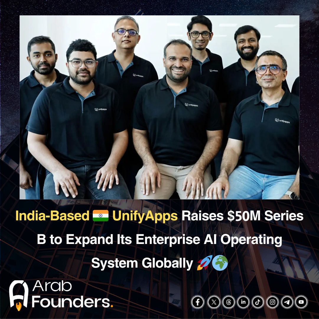 arab_founders's tweet image. UnifyApps startup is building the infrastructure layer for scalable AI in modern enterprises.
shorturl.at/wv8Tk