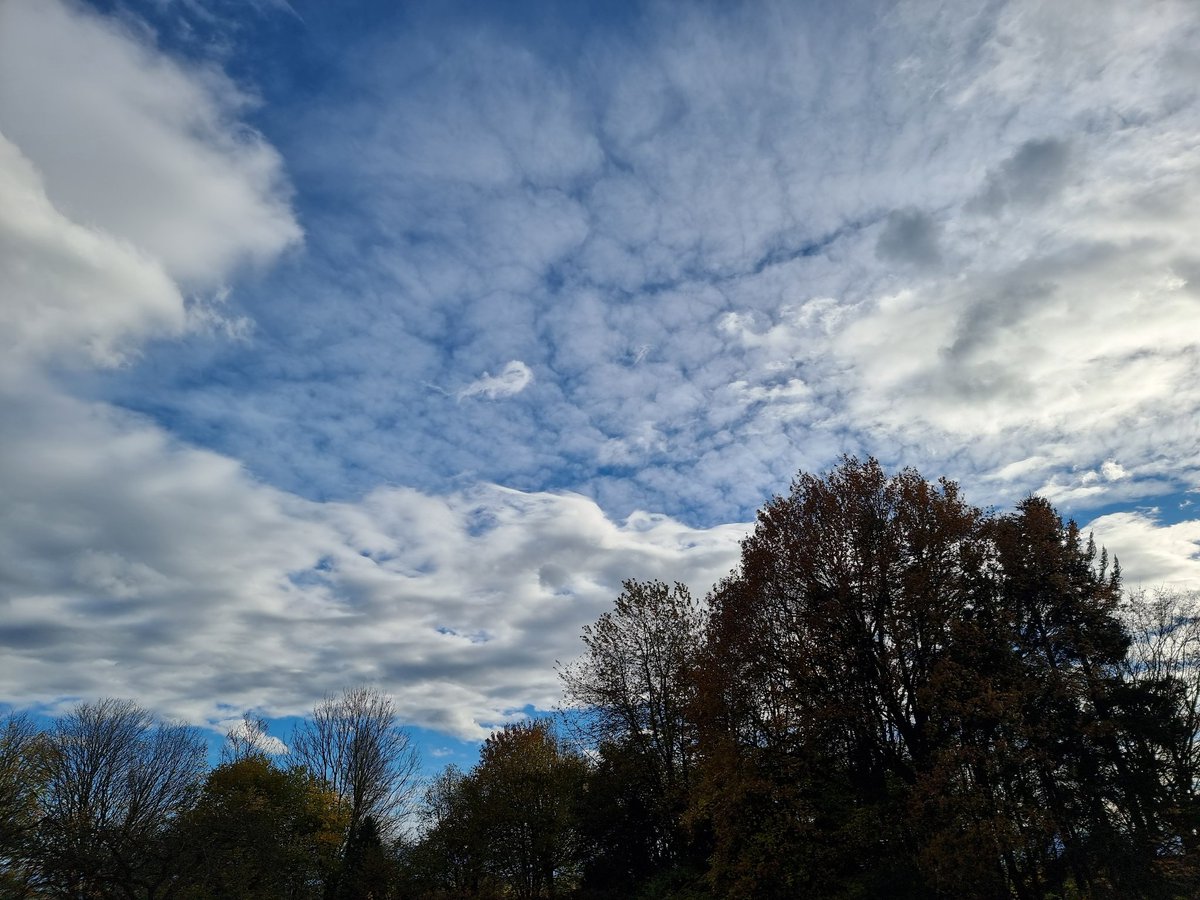 Nachmittags faszinierendes Wolkentheater ....
