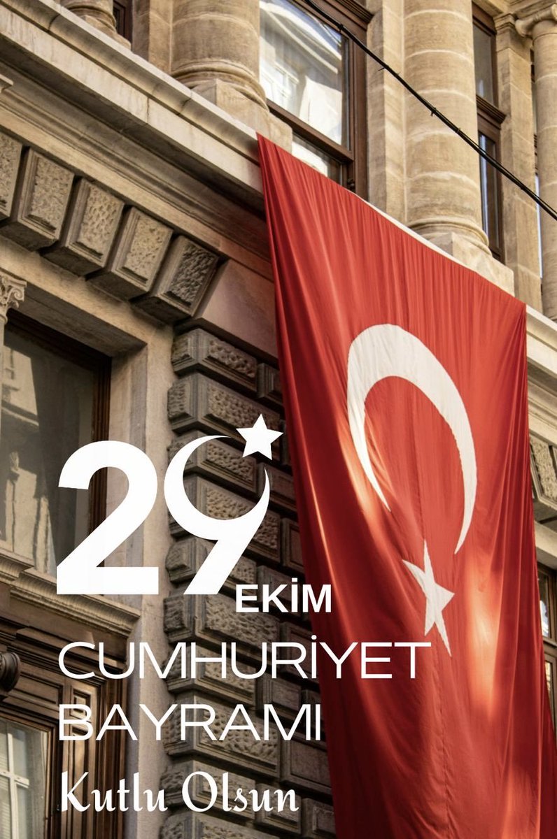 Cumhuriyet Bayramımız kutlu olsun🇹🇷🇹🇷🇹🇷🇹🇷🇹🇷🇹🇷

#Cumhuriyetbayramımızkutluolsun
#29EkimCumhuriyetBayramı
#CumhuriyetBayramıkutluolsun