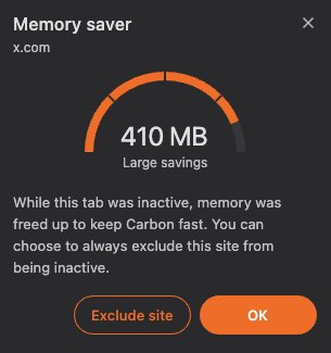 Carbon Browser tweet media