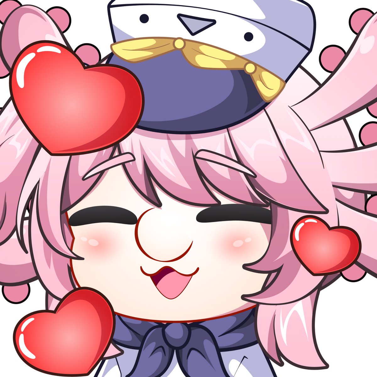 axieblobyl's tweet image. Preview of one of my emotes for my stream 🥰 #axieblobart #vtuber