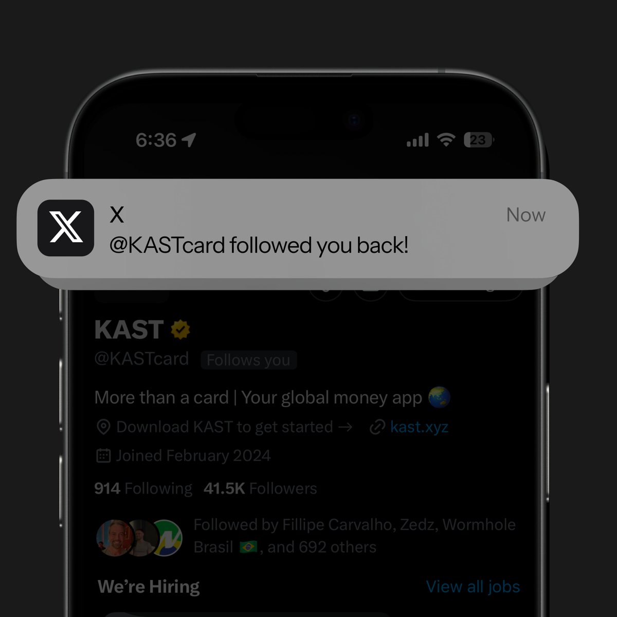 KASTcard's tweet image. Who wants a follow?
Like/RT and we're going to follow some new people 🫡