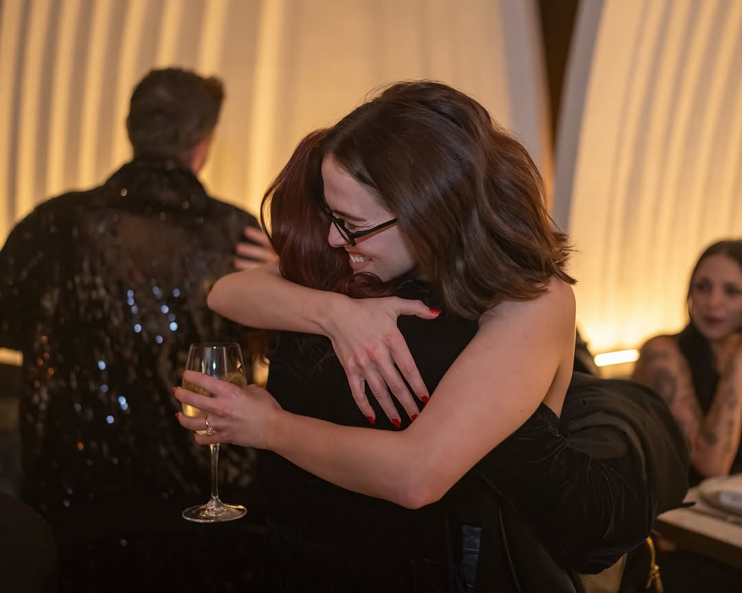 Lili Reinhart, Madelaine Petsch, KJ Apa, Logan Lerman, Nina Dobrev and Zoey Deutch attended Camila Mendes' surprise engagement party 🥹❤️💍