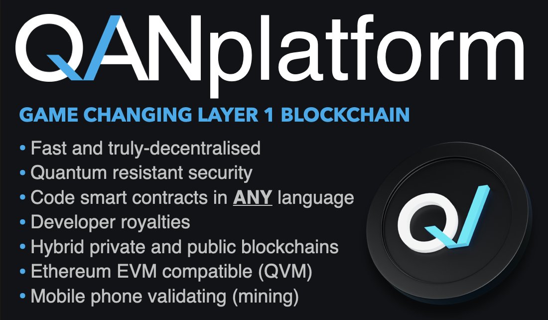 CipherAussie's tweet image. @QANplatform $QANX
This is the Solution
#IBM Business Partner
#PQC NIST Approved Security
#EU Country adoption
#Ueno Bank >2M customers
#Linux Foundation & PQC Alliance member
$ETH Patrick Storchenegger
#Develop in any code
#EVM compatible
Single click migration from #ETH