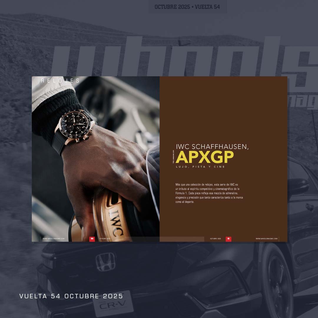 ¡La Vuelta 54 de WheelsMag ya está en línea! 🏁

🚗 En portada: la nueva Honda CR-V PHEV 2026

⚡ Hypercar: Apollo Project Evo

🇮🇹 Alfa Romeo Tonale, CUPRA Formentor VZ5 y Renault 5 Turbo 3E

🏎️ Celebramos 10 años de F1 en México 🇲🇽 Y muy pronto… nuestro especial del GP de la