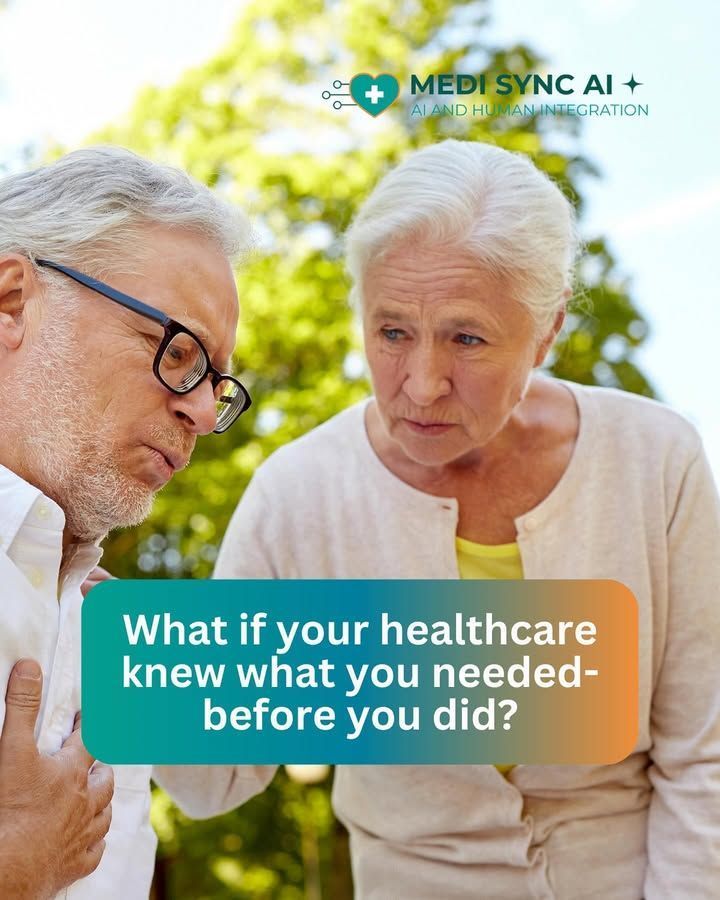 MediSyncAI's tweet image. From Reactive to Predictive Care

MediSyncAI uses AI that anticipates—not just responds.
✅ Early insights
✅ Real-time alerts
✅ Fewer hospitalizations

🔗 MediSyncAI.com

#MediSyncAI #PredictiveCare #AIinHealthcare #DigitalHealth #SmartHealthcare #ProactiveCare