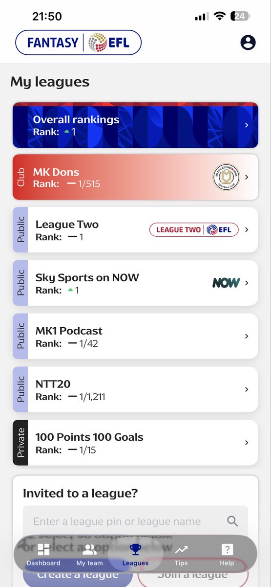 No.1 overall <a href="/FEFLOfficial/">Fantasy EFL</a>👑

Time to create a fantasy football YouTube channel