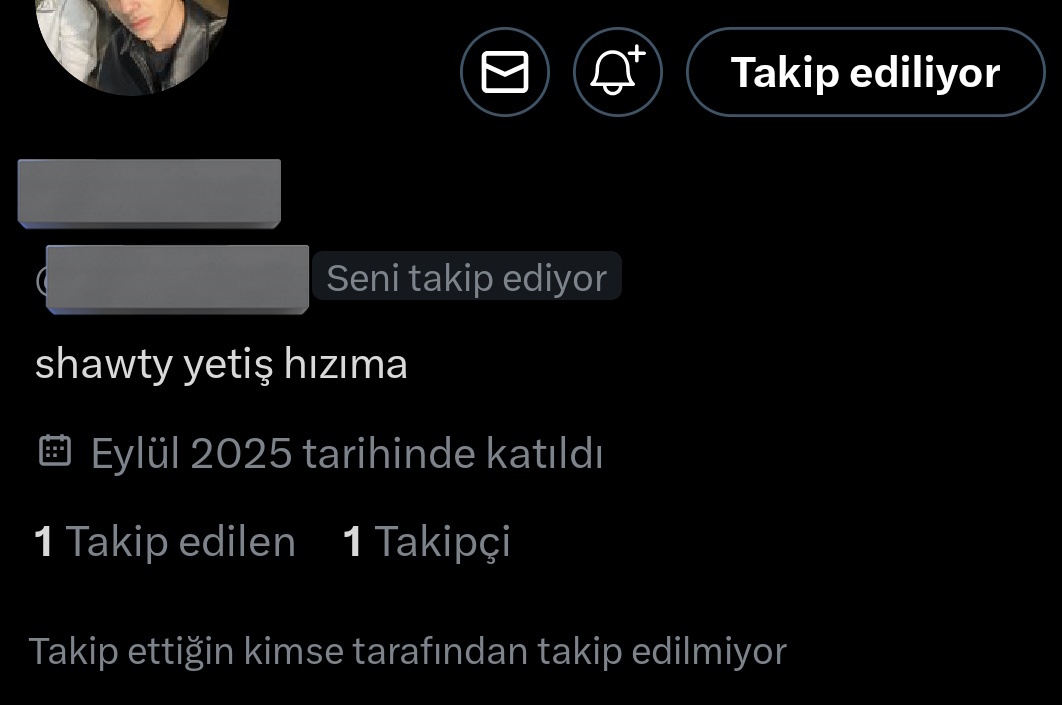 0 takip 0 takipci gözüküyordu hata mı var acaba diye takibe aldım suan sevgilimmis gibi oldu güzel hismis yalandan da olsa tattık biz de🌹