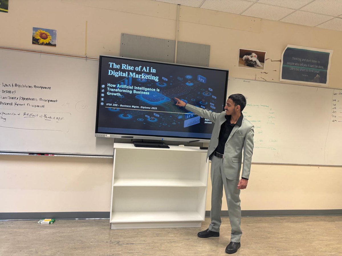 Our Business Diploma students just presented on cashless payments &amp; digital marketing. They explored real trends reshaping how businesses connect with customers. That's hands on learning that matters.

#NWC #BusinessDiploma #DigitalMarketing
