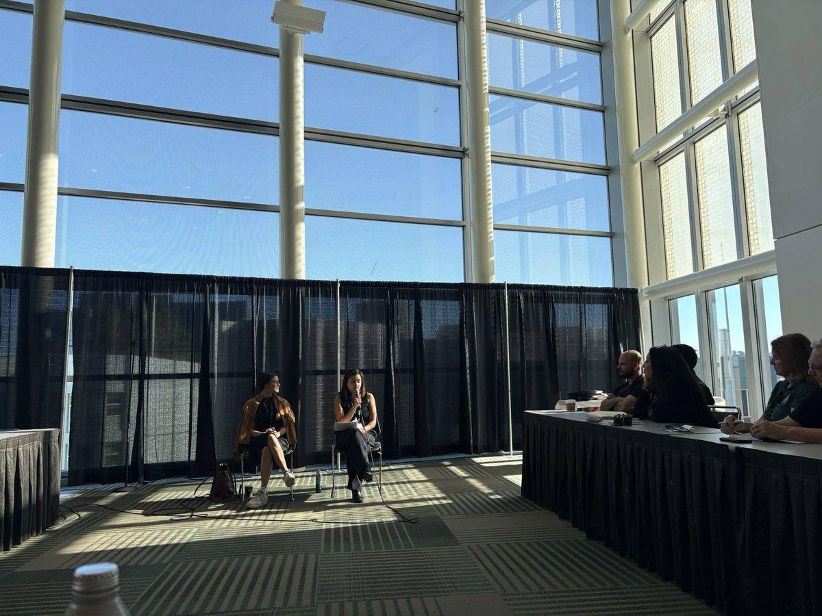 SwayEffect's tweet image. ‘@livekindred co-founders Justine Palefsky and Tas Amina speaking at session 2 at @TechCrunch Disrupt! #TechCrunchDisrupt2025 #TSEClientWork