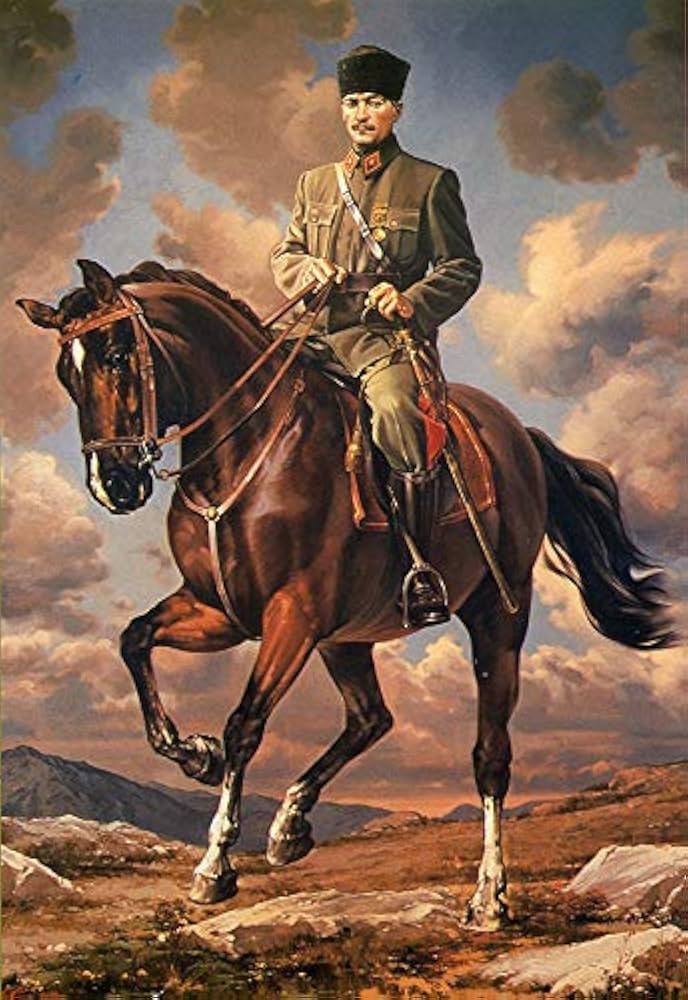 “Saygı olsun bu çelik atlıların gök tuğuna
Tuğu kaldırmış olan orduların ‘Başbuğ’una” #29Ekim