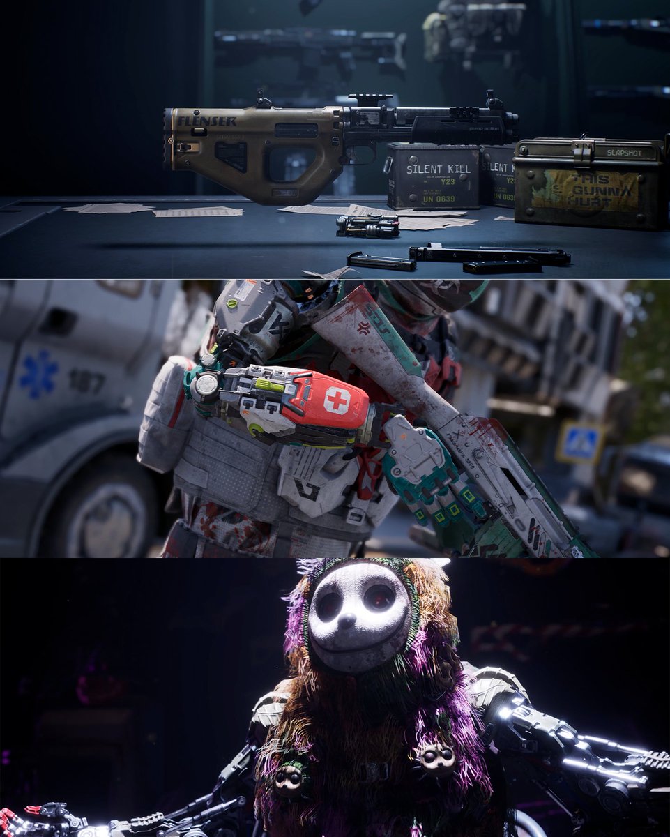 playoffthegrid's tweet photo. Use One. Scrap One. Sell One.

🔫 Flenser
🦾 Painkilla Limb
🧸 Le BoBo

Drop your choices and justify them before the Feed judges you. https://t.co/3vEJBmT6QW