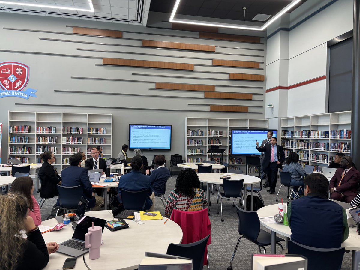 Great day of calibrating on observations and feedback with our Region VI Assistant Principals today at TJHS and WHILA. Tremendous job by all of our leaders during our classroom visits. Kudos to our teachers as well! <a href="/JuanCordobaDISD/">NorthDallasVT</a> <a href="/wtwhitevt/">W.T. White Vertical Team</a> <a href="/TJVT_Dallas/">Thomas Jefferson Vertical Team</a> <a href="/DrGplus1/">Roberto Gonzalez</a> <a href="/RyanZysk/">Ryan Zysk</a>