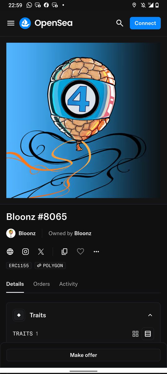 theomniverseguy's tweet image. GN GN @Bloonz_NFT peoples and to all the ather peoples to!!!!

Just grabbed my 450k #float and bagged me another 1/1 SUPER!!!

Hellllll yeahhhhhh go @Bloonz_NFT 

This is 💯🔥🔥🔥🔥