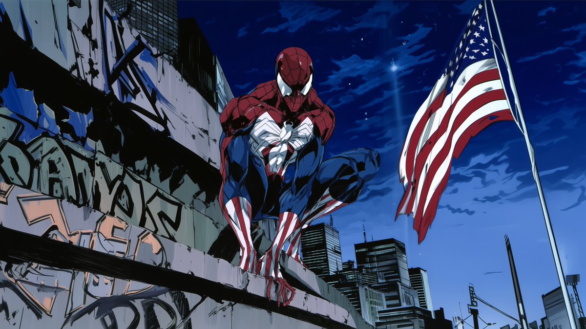 maddmaddox's tweet photo. American Spiderman 🇺🇸 https://t.co/O6UjRaVtnq
