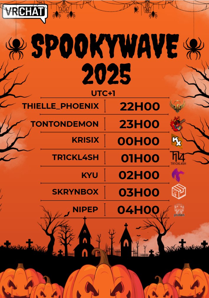 krisix_vr's tweet photo. Soirée DJ exceptionnelle avec 7 DJ prêts à vous faire frissonner toute la nuit ! Cet événement unique réunit plusieurs communautés francophones pour ne former qu’une seule union monstrueuse ! Je serai évidemment de la partie! Rejoignez le groupe ici : https://t.co/4LXZHv7uvO https://t.co/zMHBwQDCQY