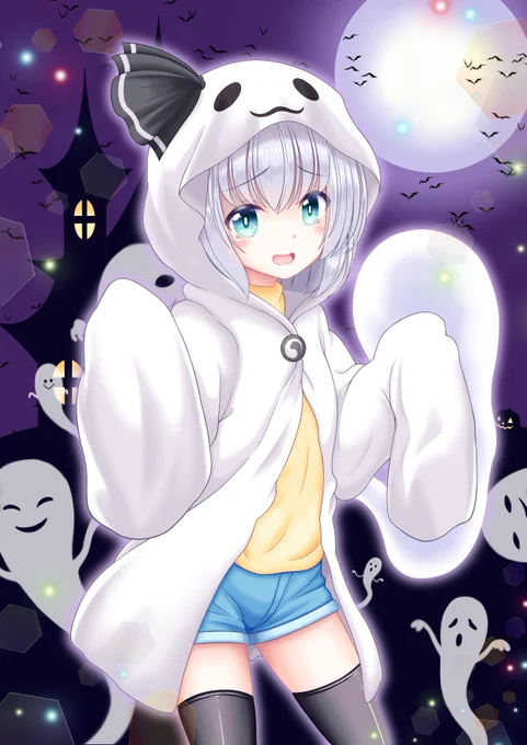 #絵描きさんと繫がりたい 過去に描いた妖夢のハロウィンイラストです