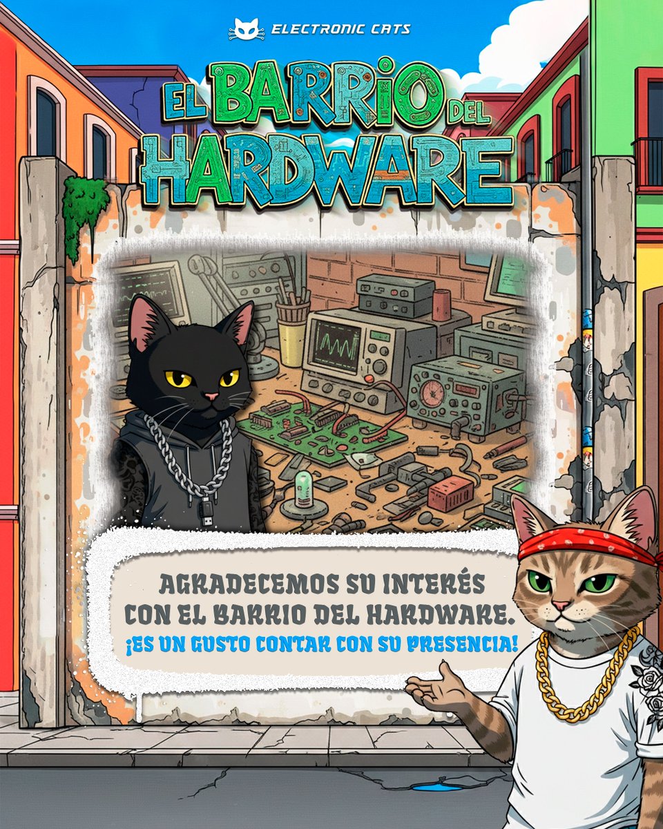 electronicats's tweet image. 🥳 ¡Misión cumplida! 😺

Se cerró el CFP para El Barrio del Hardware en @BugCON  y solo podemos decir: ¡GRACIAS COMUNIDAD!

Recibimos charlas espectaculares. Su pasión por el hardware nos inspira.

Pronto la les enseñaremos la selección.

#BarriodelHardware #ElectronicCats…