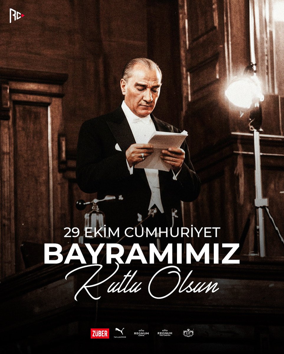 Cumhuriyetimizin ilanının 102. yıl dönümünü büyük bir gurur ve coşkuyla kutluyoruz.

Atatürk’ün “Benim bütün ümidim gençliktedir.” sözü gençlerimize duyduğu güvenin ve geleceğimizi onlara emanet edişinin en güçlü ifadesidir.

Yaşasın Cumhuriyet! 🇹🇷