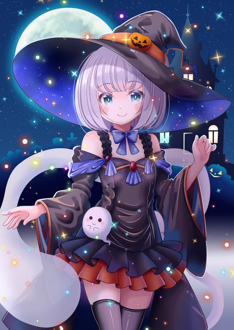 #絵描きさんと繫がりたい 過去に描いた妖夢のハロウィンイラストです