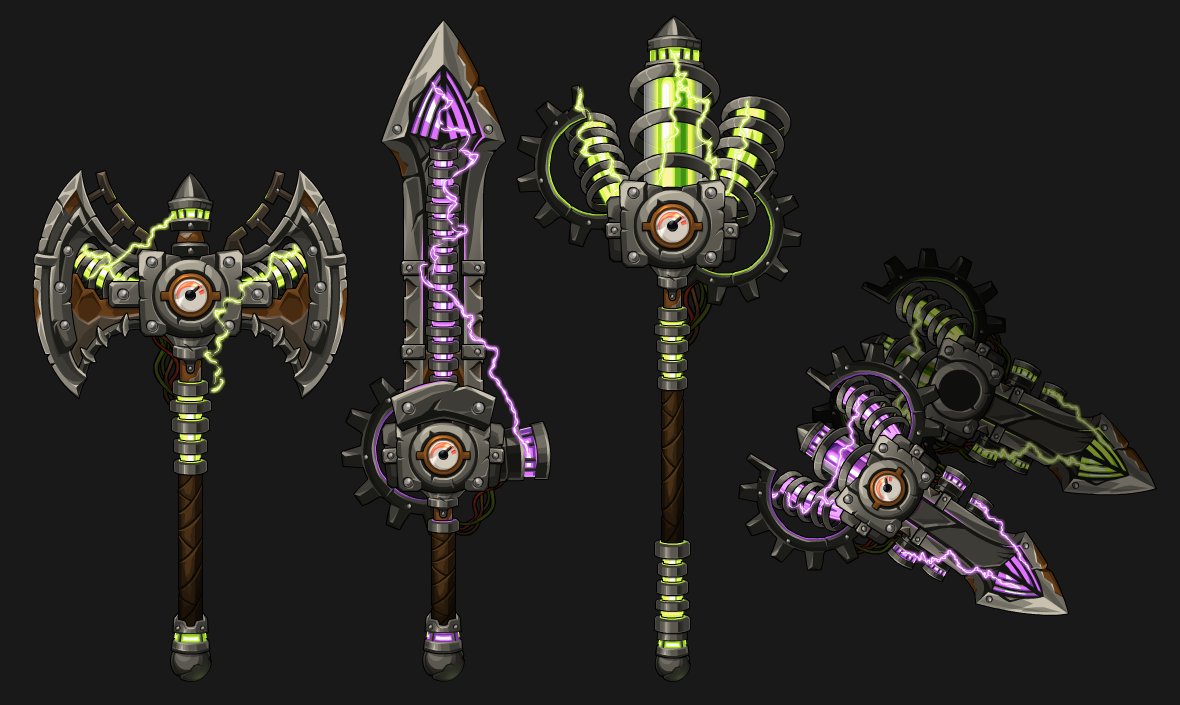 Here's some of my latest work for upcoming content..