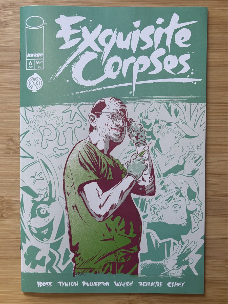 Exquisite Corpses #6 W:Tyler Boss &amp; <a href="/JamesTheFourth/">James Tynion IV</a> A/CA:<a href="/Mister_Walsh/">Michael Walsh</a> A: <a href="/GavinFullerton1/">Gavin Fullerton</a> This deadly game spares no one, &amp; I appreciate that. Something big is being set up as we get closer to the end of the game. Everyone is so well characterized, especially the killers.