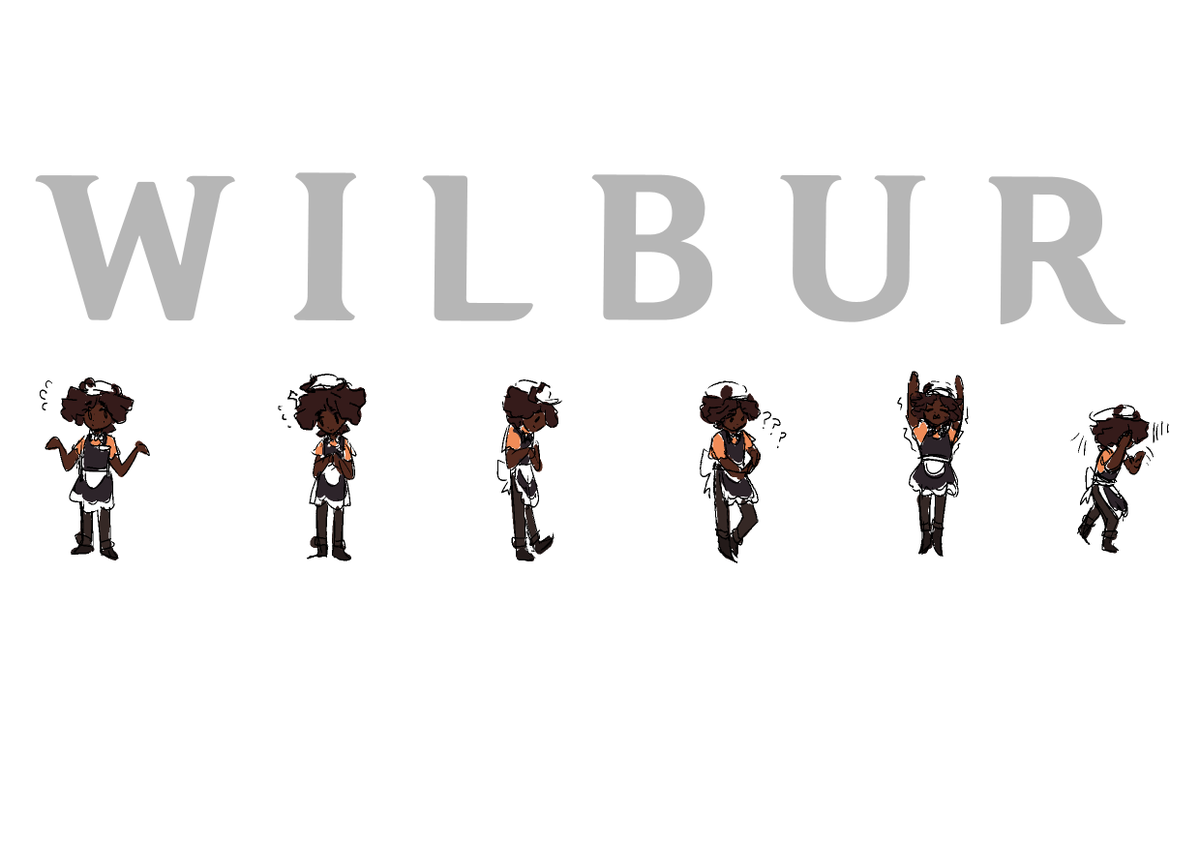 SmoreOrLess_'s tweet photo. Very fun exercise that I WILL be doing with more expressive characters. Wilbur is just a little confused and awkward but he's trying his best https://t.co/3uAwqLmHnV