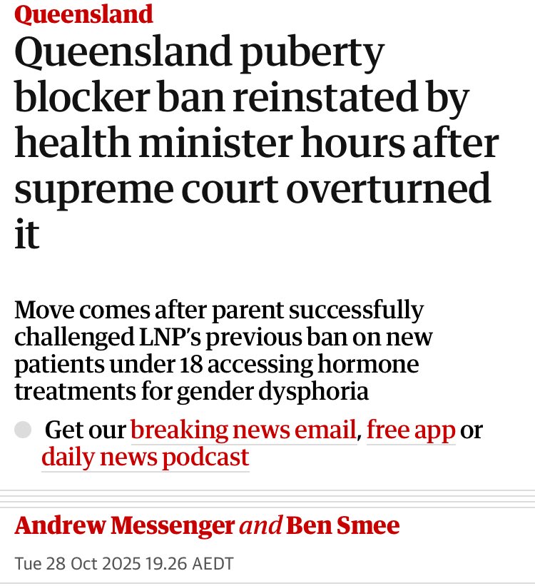 proprietarydb's tweet image. For all the country’s criticism, we do some things right in Qld.

Wonderful to see the state gov pushing back against the madness.