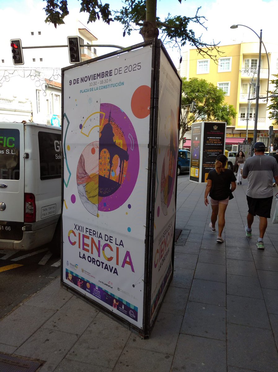 cienciaorotava's tweet photo. Ya estamos en la calle @cienciacanaria @PCTTenerife @LaOrotava https://t.co/N8hI3NbBjN