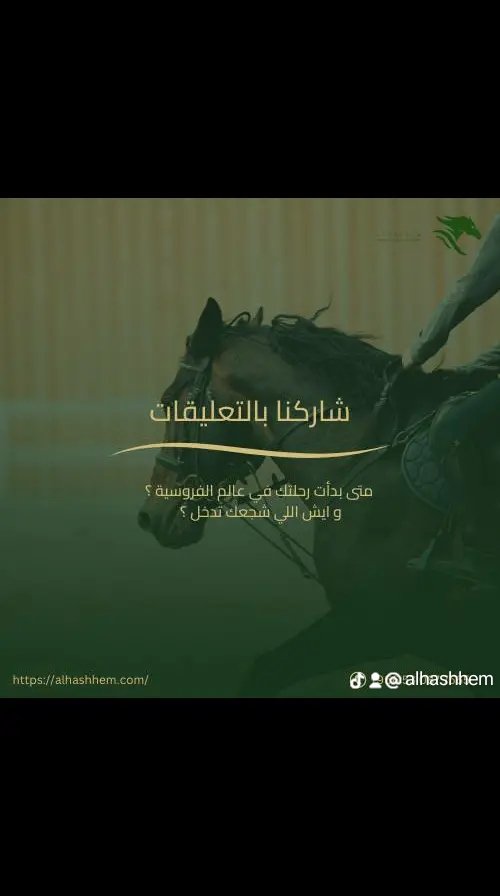 الهاشم لمستلزمات الفروسية tweet media