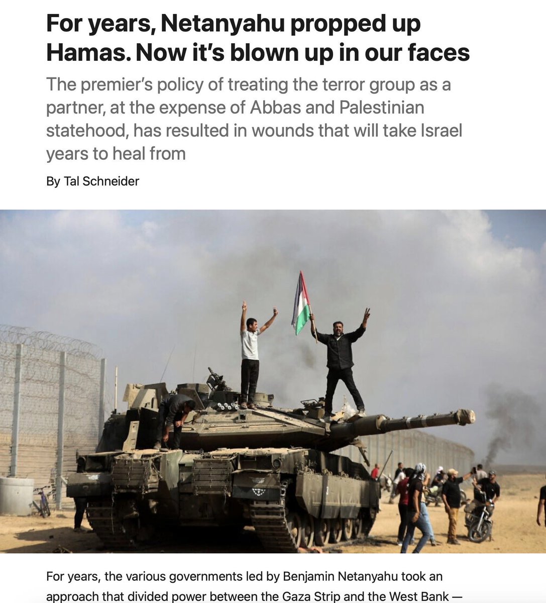 calebinnam's tweet photo. @AIPAC @RepJoshG Netanyahu funded and employed Hamas https://t.co/RT9Snbu7CG