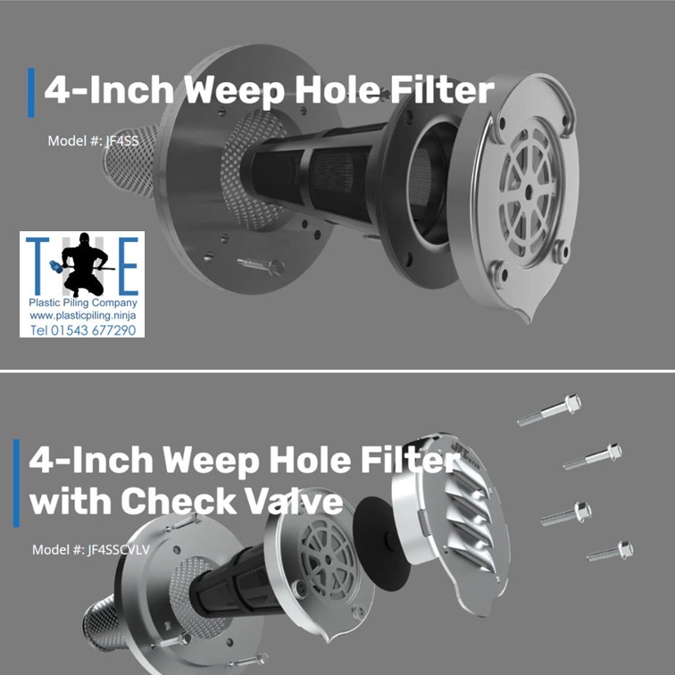 JETFilterSystem's tweet image. The JET Filter Range #weephole #drainage #filter #Piling