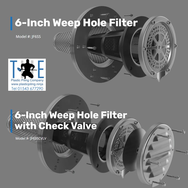 JETFilterSystem's tweet image. The JET Filter Range #weephole #drainage #filter #Piling