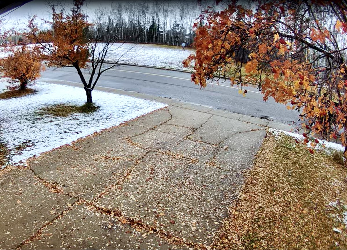 IanDSeggie's tweet photo. The first snow of the season in #ymm.
@MurphTWN @PeteNBCBoston @joshclassenCTV
#FortMcMurray #Alberta #Canada #ABsnow #ABwx #ABroads https://t.co/tkaVT2fByX