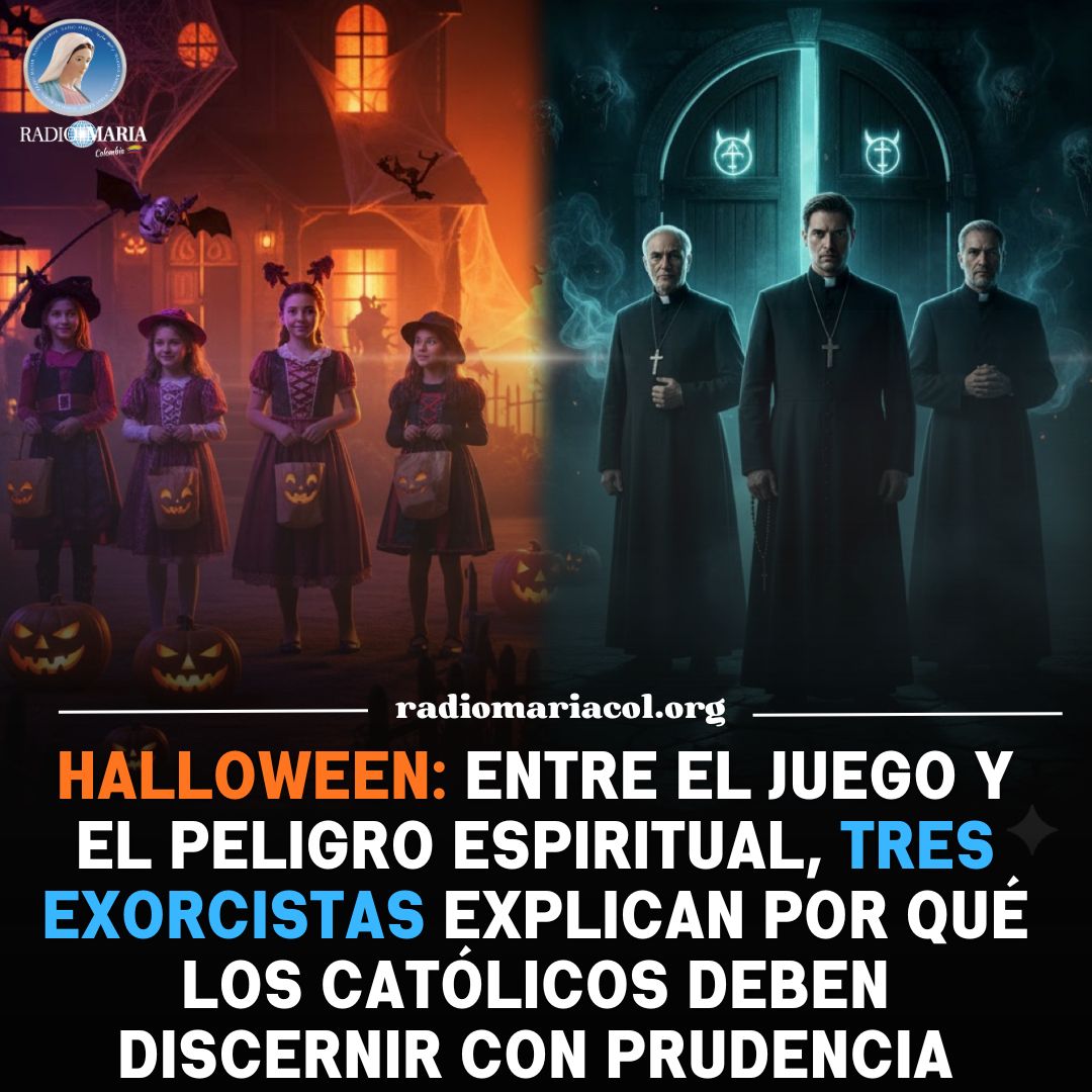 rmariacolombia's tweet photo. 🎃 #Viral #católico - #Halloween, tres #exorcistas explican por qué los católicos deben discernir con prudencia esta "fiesta"
 
📲 Entérate de sus opiniones en este enlace de nuestra página web https://t.co/sbeAqB2sI1 👈🏻 https://t.co/51vWKSk2lP