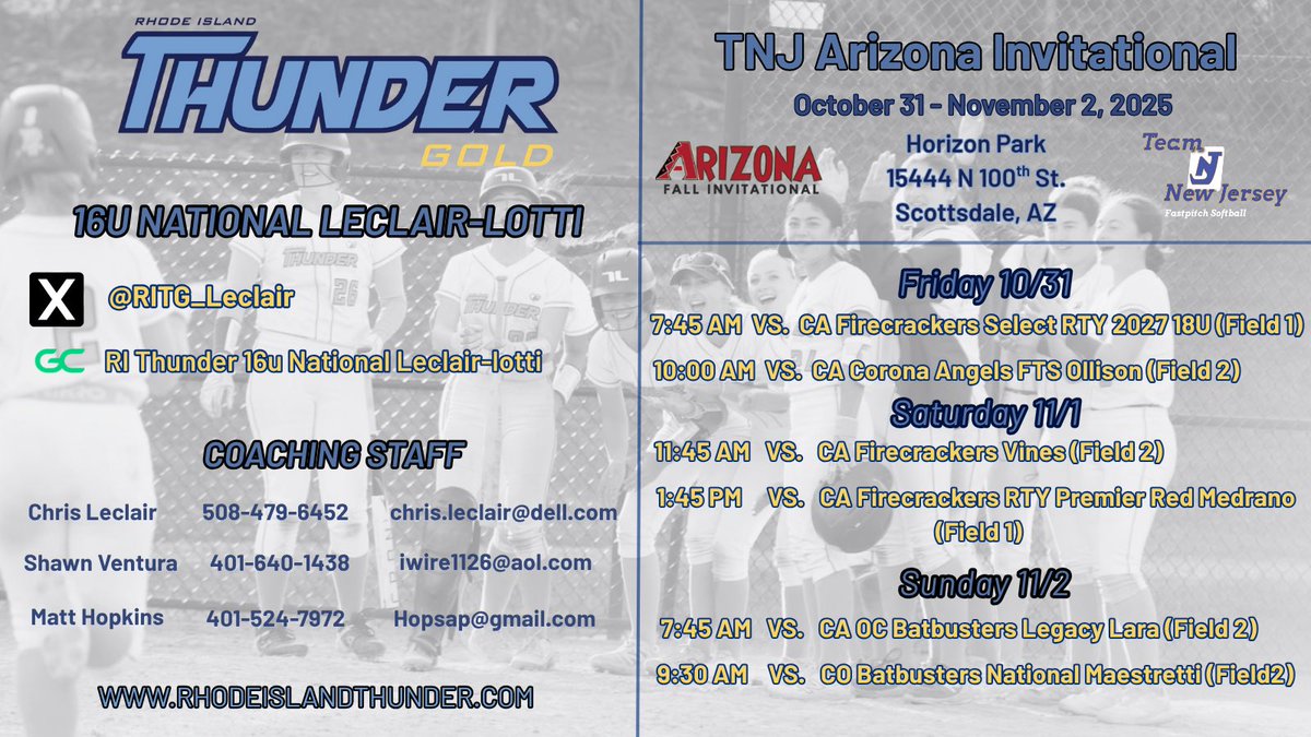 Schedule drop‼️ We’ll be in Arizona this weekend 🔥 If you’re there, come catch a game! 👀👀
