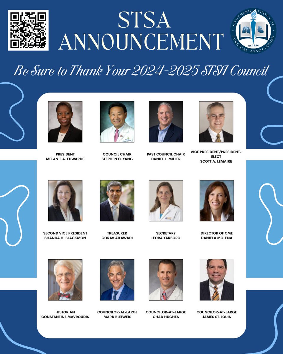 When heading to Amelia Island next week, make sure to thank your 2024-2025 STSA Council for all they have done over the past year!

stsa.org/about/Leadersh…