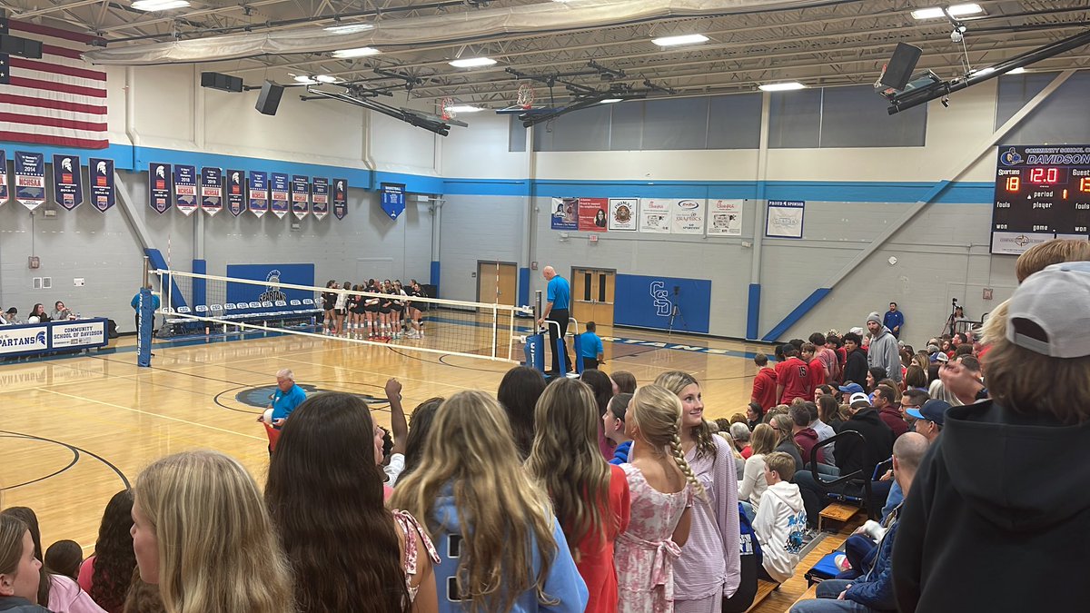 csdbball's tweet image. Let’s go @CSD_athletics 🏐 ‼️