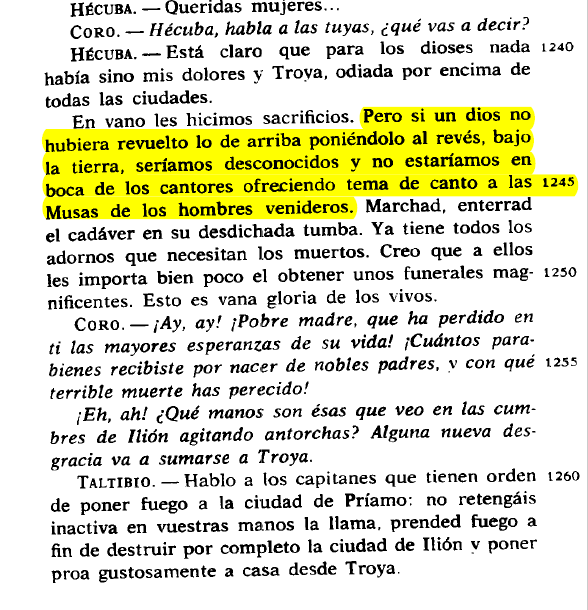 ladrondesabado's tweet photo. A Borges le encantaba la cita de Homero «Los dioses tejen desdichas para que a las futuras generaciones no les falte algo que cantar» que él leyó en el libro VIII de la Odisea, pero que también está en la Ilíada y en la tragedia "Troyanas" de Eurípides: https://t.co/Izy5fEhMzi