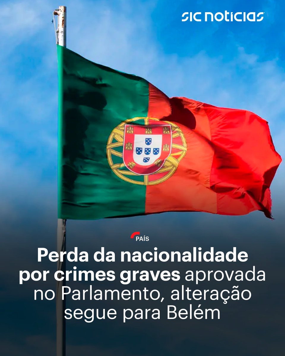 SICNoticias's tweet photo. De acordo com a proposta agora aprovada, um juiz pode aplicar a pena de perda de nacionalidade portuguesa a quem "tenha sido condenado em pena de prisão efetiva de duração igual ou superior a quatro anos": https://t.co/sRm1LzZaYL https://t.co/aUhxDia9dM