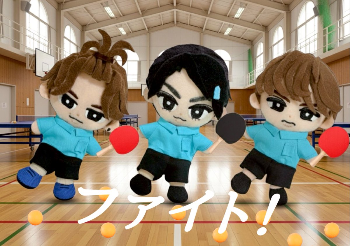 最強卓球部🏓💙🤍🧡 ＃サンシャインドリーマー #SnowMan #渡辺翔太