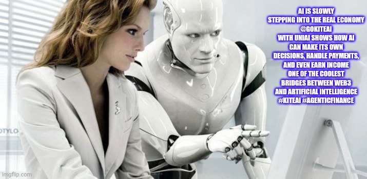 HamidEbrah24800's tweet image. AI is slowly stepping into the real economy 💰
@GoKiteAI with UniAI shows how AI can make its own decisions, handle payments, and even earn income 🤖
One of the coolest bridges between Web3 and Artificial Intelligence 🚀 #KiteAI #AgenticFinance #ThreadContest
