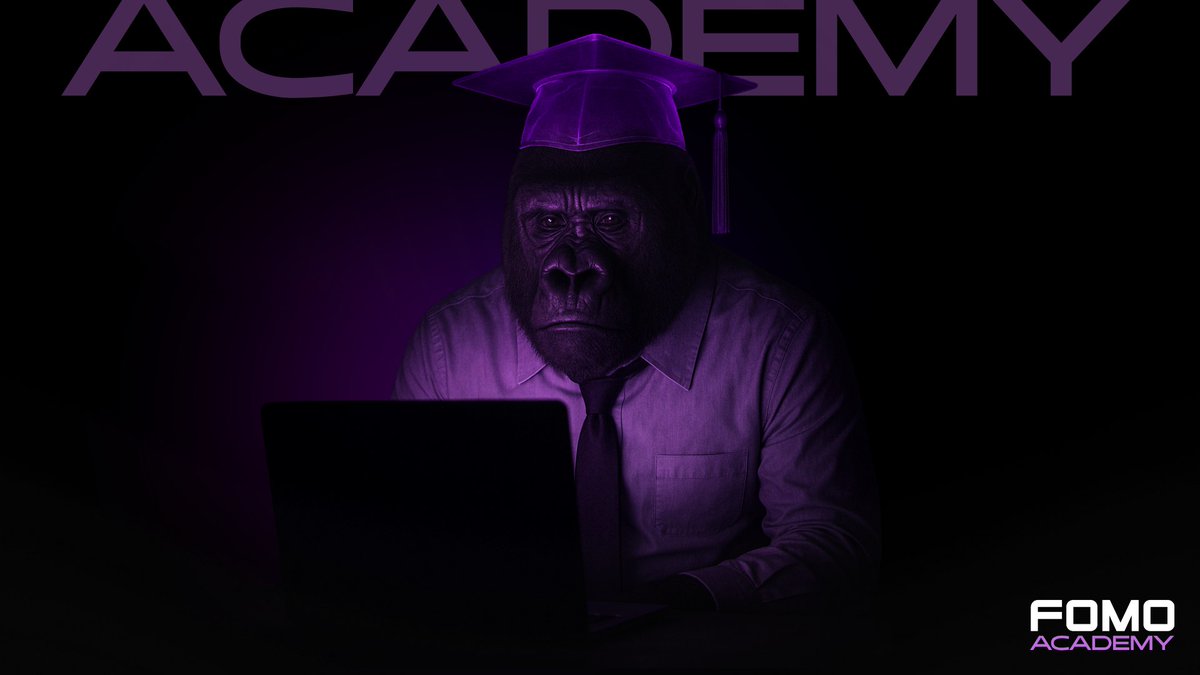 Brains over bananas 🧠 🍌 

FOMO Academy is ready to educate students whether you are new to crypto or a seasoned vet in the space, the content is there to become the next crypto genius.

In crypto, every day is a school day.