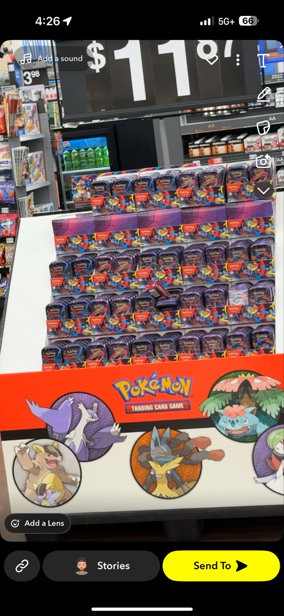 RawCollection's tweet photo. Check your Walmarts 👀 Some are slammed with Pokémon tins — mine was FULL 😅
What are y’all seeing in the wild? 📈🔥
#PokemonTCG #StockAlert #PokémonFinds #Collectors https://t.co/vmgl5xla6U