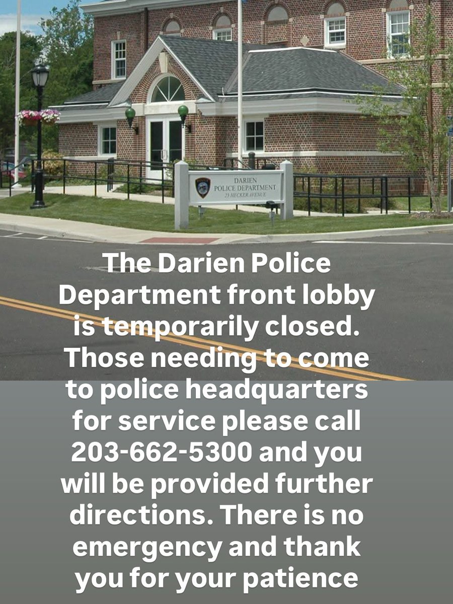 Darien Police tweet media