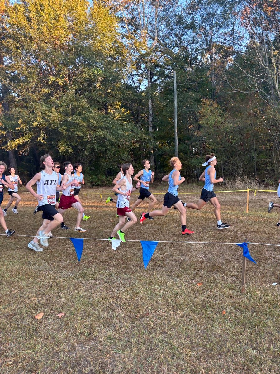 JV Championship 
Our JV runners raced amazing this past Saturday with a ton on new PRs!

PRs:
Emily Salas - 23:15
Adellie Moore - 23:40
Brooke Lightsey - 24:38
Reid Rogers - 19:14
Ben Warrick - 20:13
Peyton Hurst - 20:52

Go CATS! 🐾