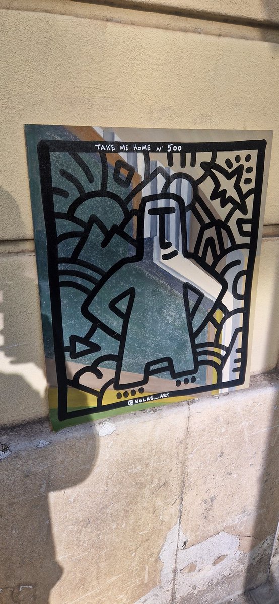 Today, I reach the milestone of transforming 500 abandoned objects into pieces of art and giving them to the first stranger that comes across 💥🙌 because art is for everyone! ✌️ #takemehome #freeart #StreetArt